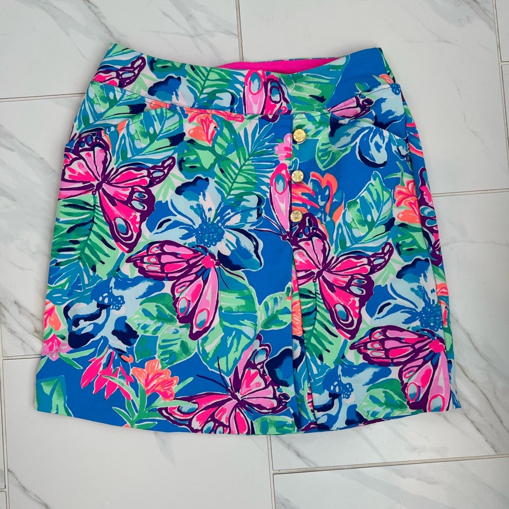 Upf 50+ Luxletic Daphne Skort In Pundy Blue Isle Be Back Golf